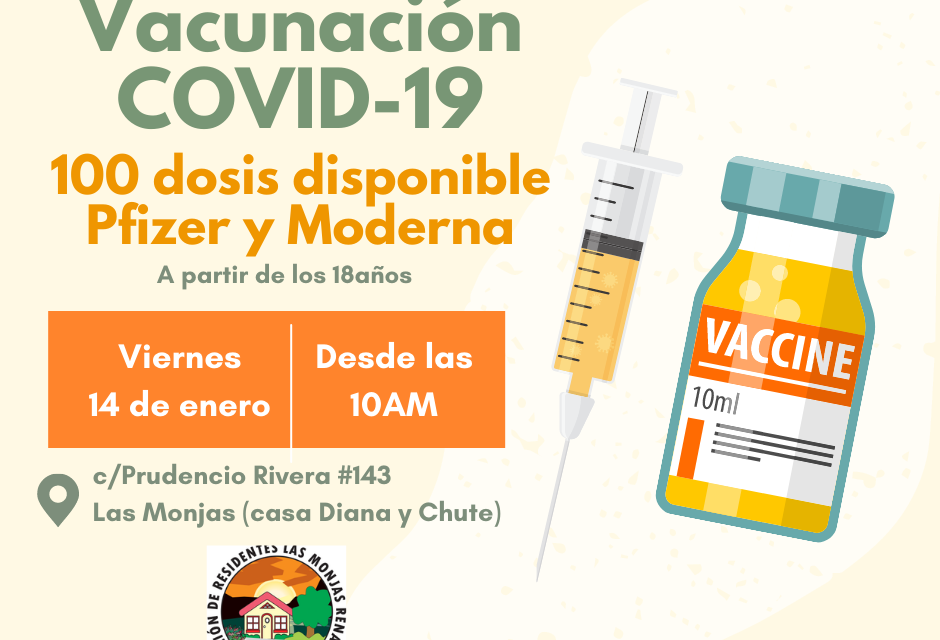 Vacunación en Las Monjas